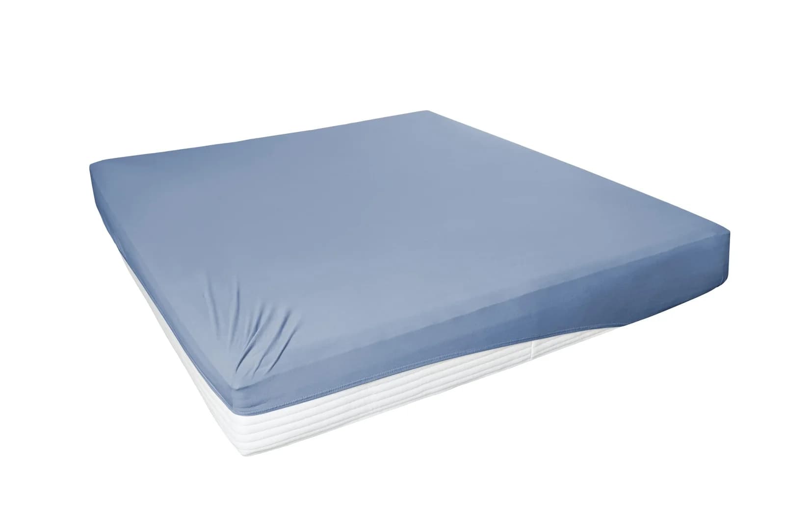 H.G. Hahn-Haustextilien Spannbetttuch Jersey Blau