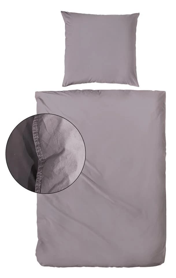 Bettwäsche PRIMERA Stone-Washed Rosa 100% Baumwolle Renforcé