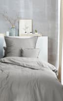 Bettwäsche PRIMERA Stone-Washed Taupe 3-tlg. 100% Baumwolle Bild 1