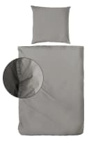 Bettwäsche PRIMERA Stone-Washed Taupe 3-tlg. 100% Baumwolle Bild 2