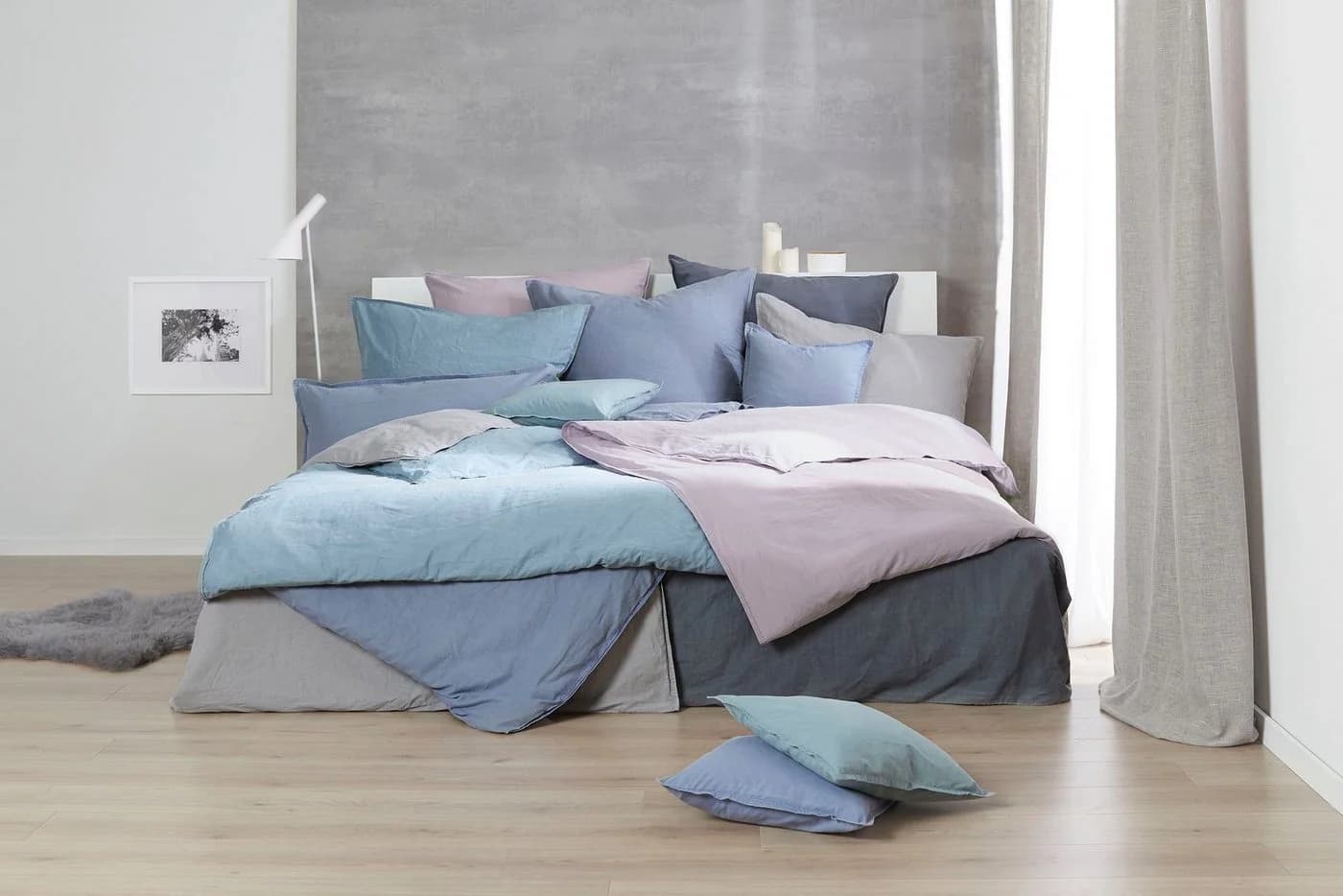 Bettwäsche PRIMERA Stone-Washed Rosa 100% Baumwolle Renforcé - Bild 5