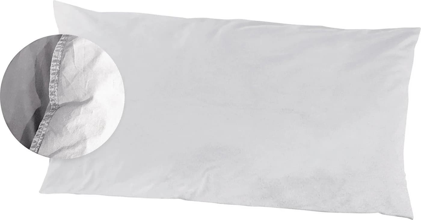 Primera Kissenbezüge Stone Washed Weiß 40x80 cm Baumwolle - Bild 2
