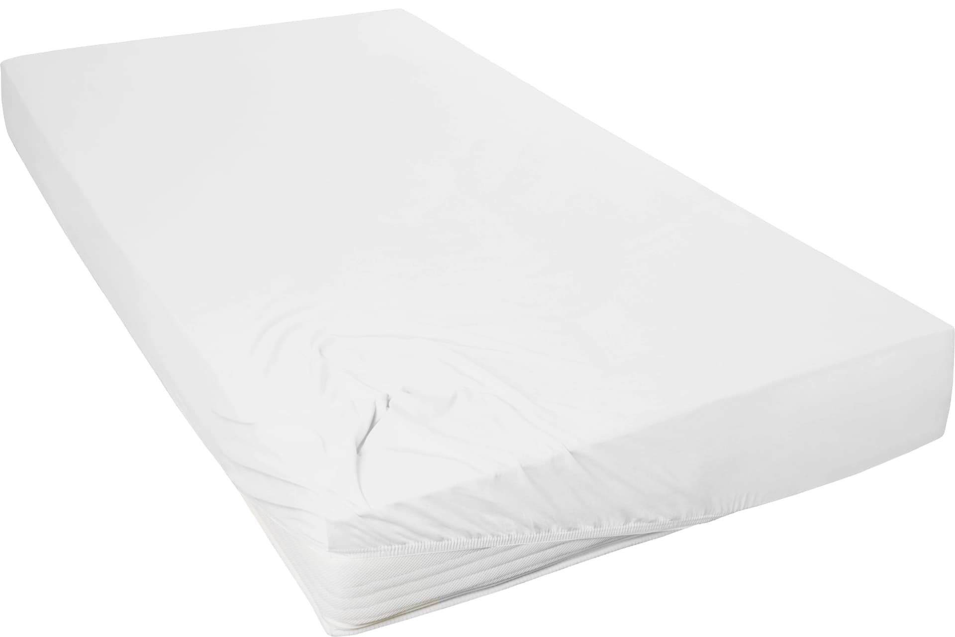 Primera Bettlaken HANS der Frische Weiß 100% Baumwolle Jersey