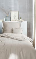 Bettwäsche PRIMERA Stone-Washed Beige 100% Baumwolle 3-tlg. Bild 1