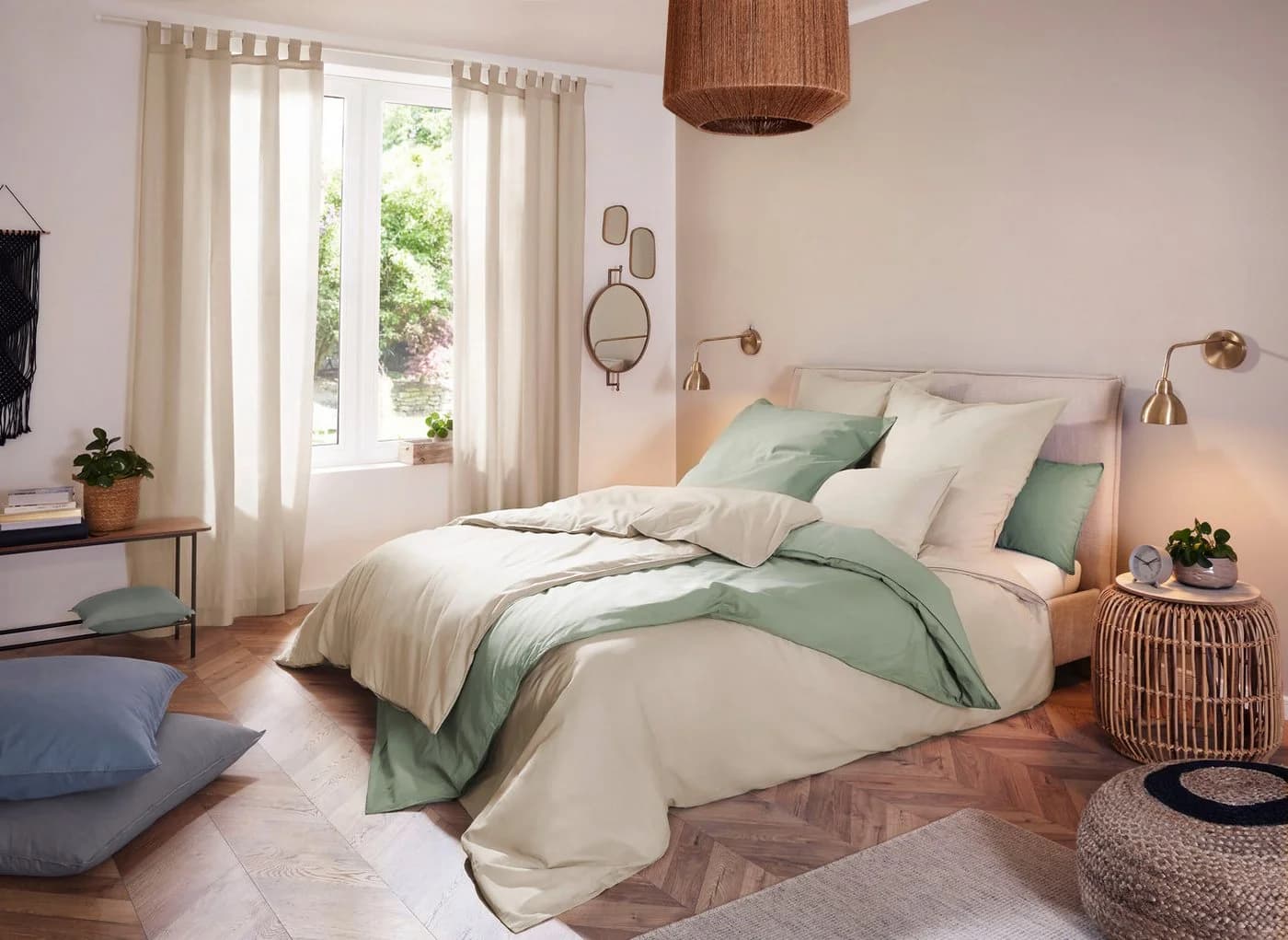 Bettwäsche PRIMERA Stone-Washed Beige 100% Baumwolle 3-tlg. - Bild 5