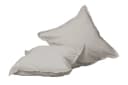 H.G. Hahn-Haustextilien Kissenbezug Renforcé Braun Stone-Washed Bild 2