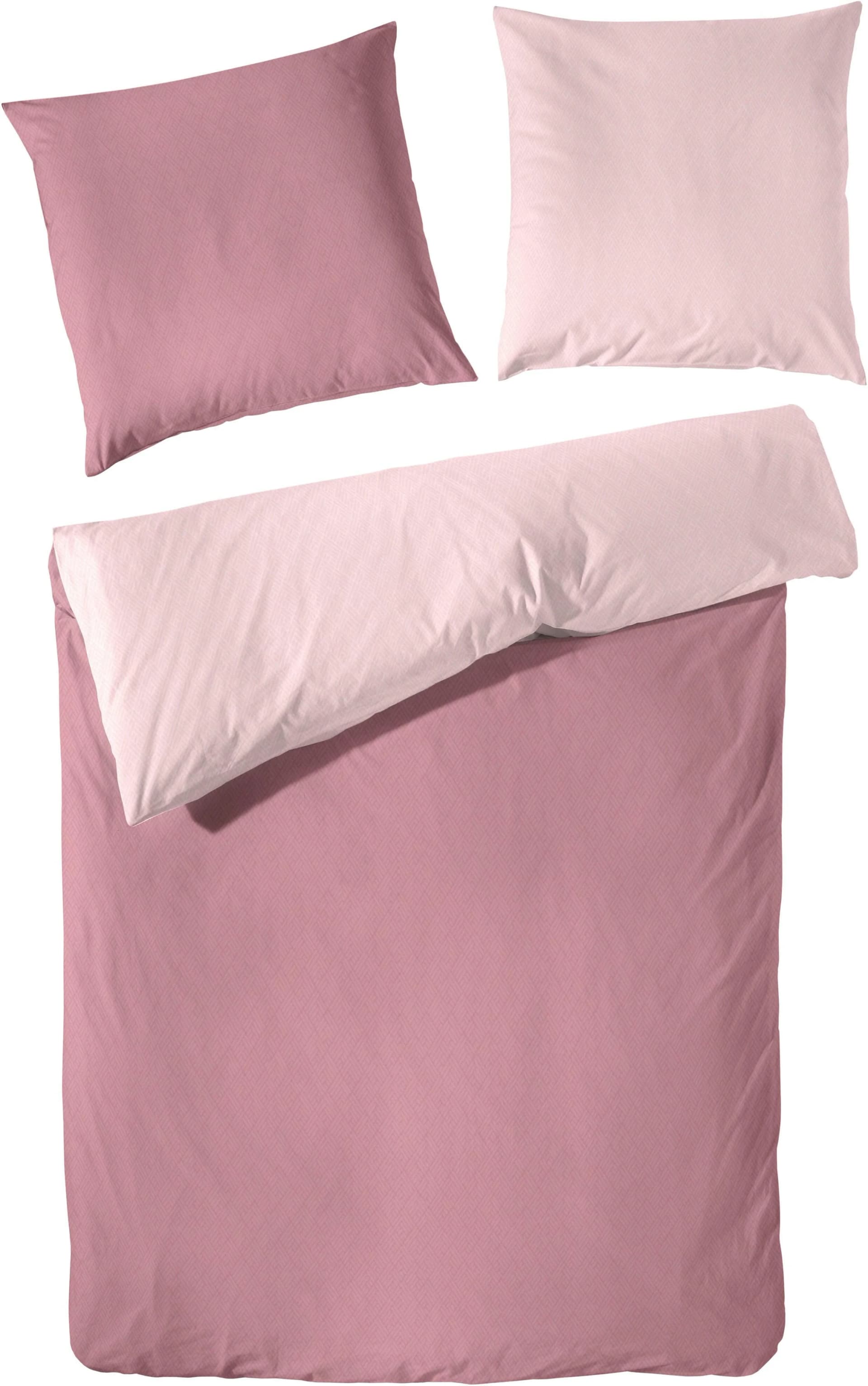 Primera Wendebettwäsche Kate Rosa Flanell 3-tlg.