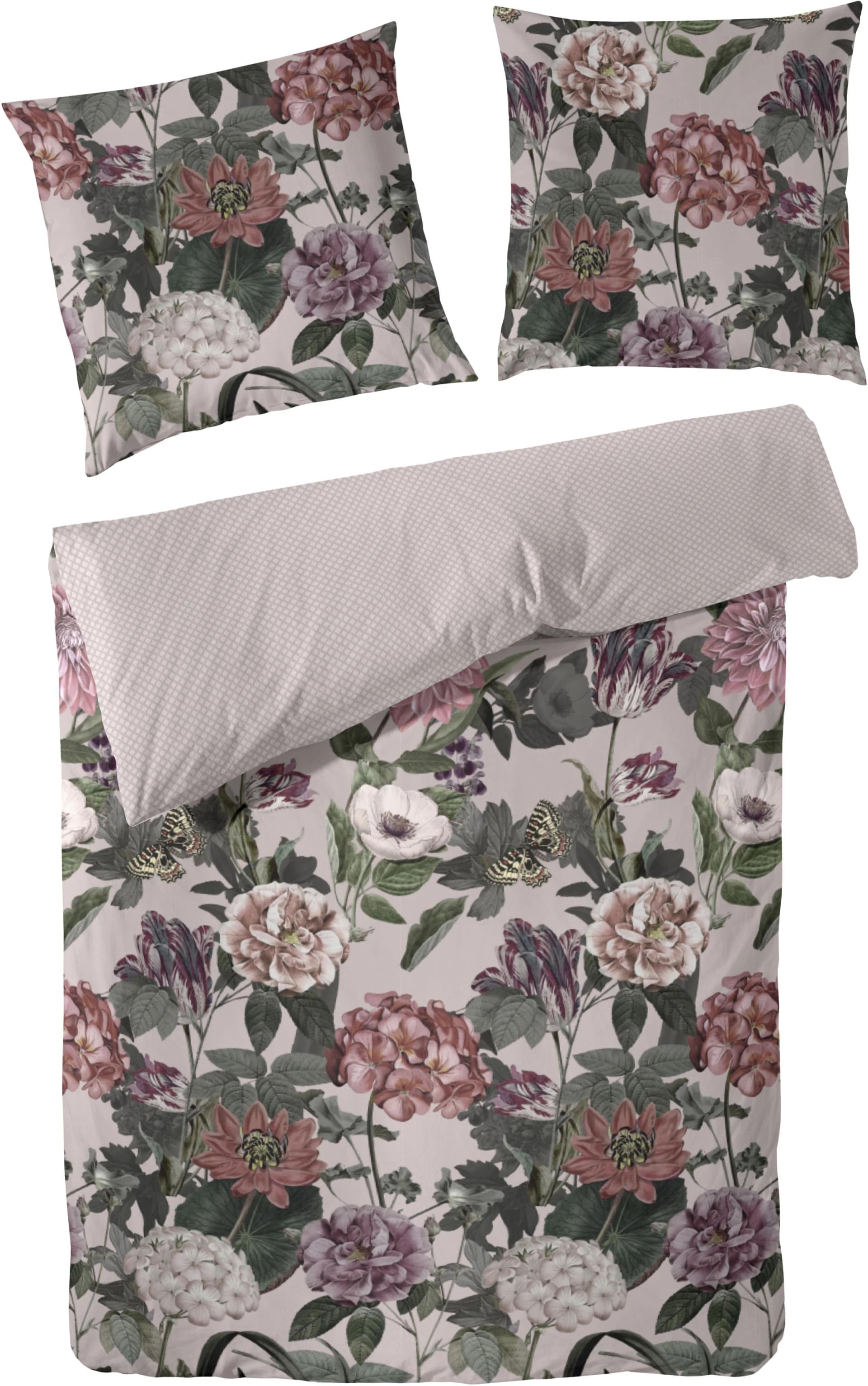 Primera Mako-Satin Bettwäsche Blümerant Bunt Blumenprint