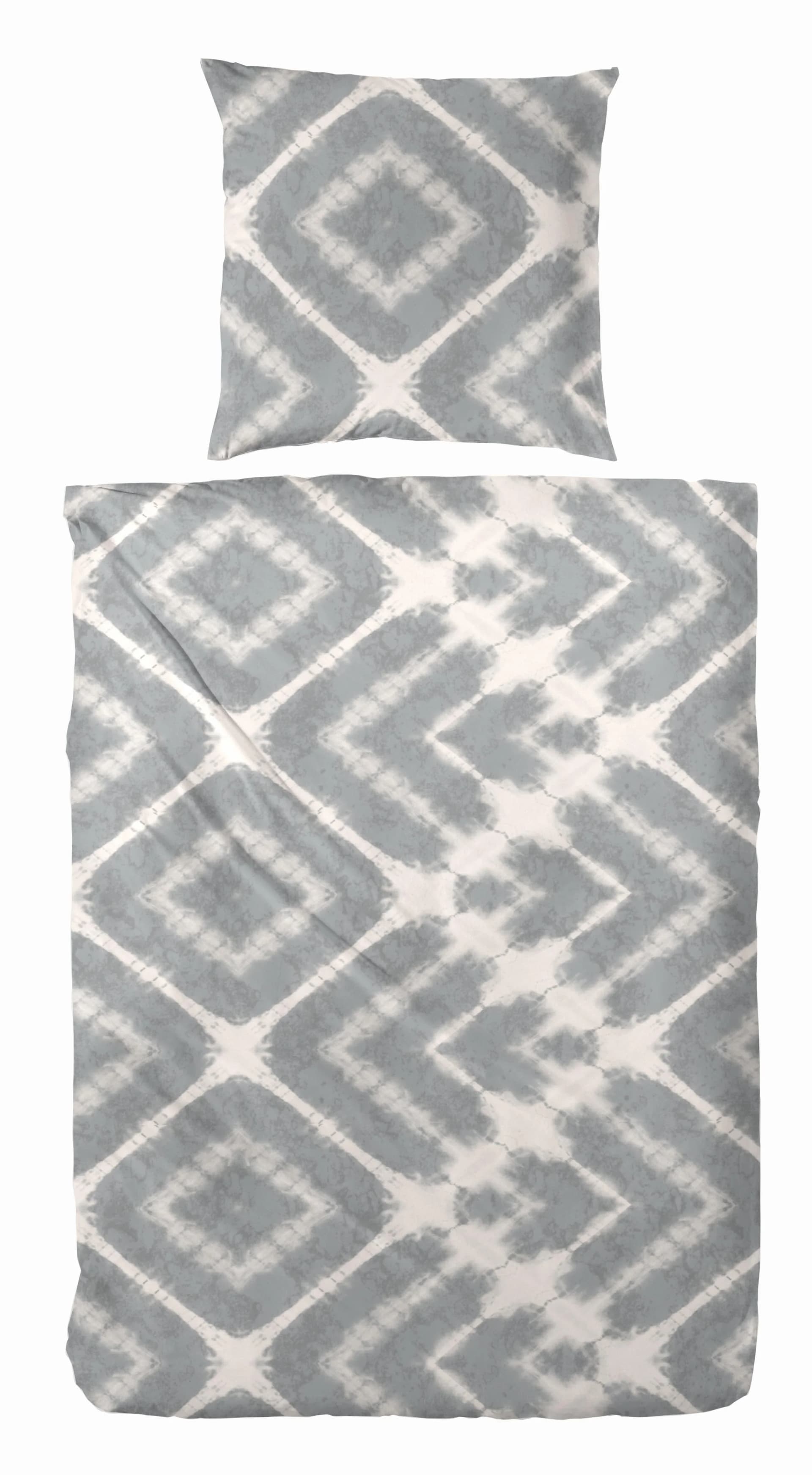 Primera Mako-Satin Bettwäsche Boho Grau