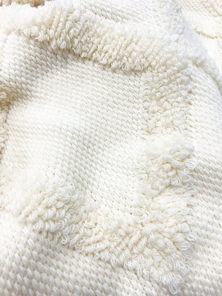 Primera Kuscheldecke Boho Beige 130x170cm Kunstfaser mit Bommeln - Bild 3