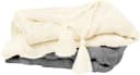 Primera Kuscheldecke Boho Beige 130x170cm Kunstfaser mit Bommeln Bild 5