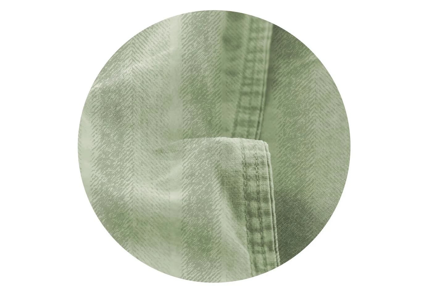 Primera Bettwäsche Stone-Washed Style Olive Renforcé 135x200 cm - Bild 4