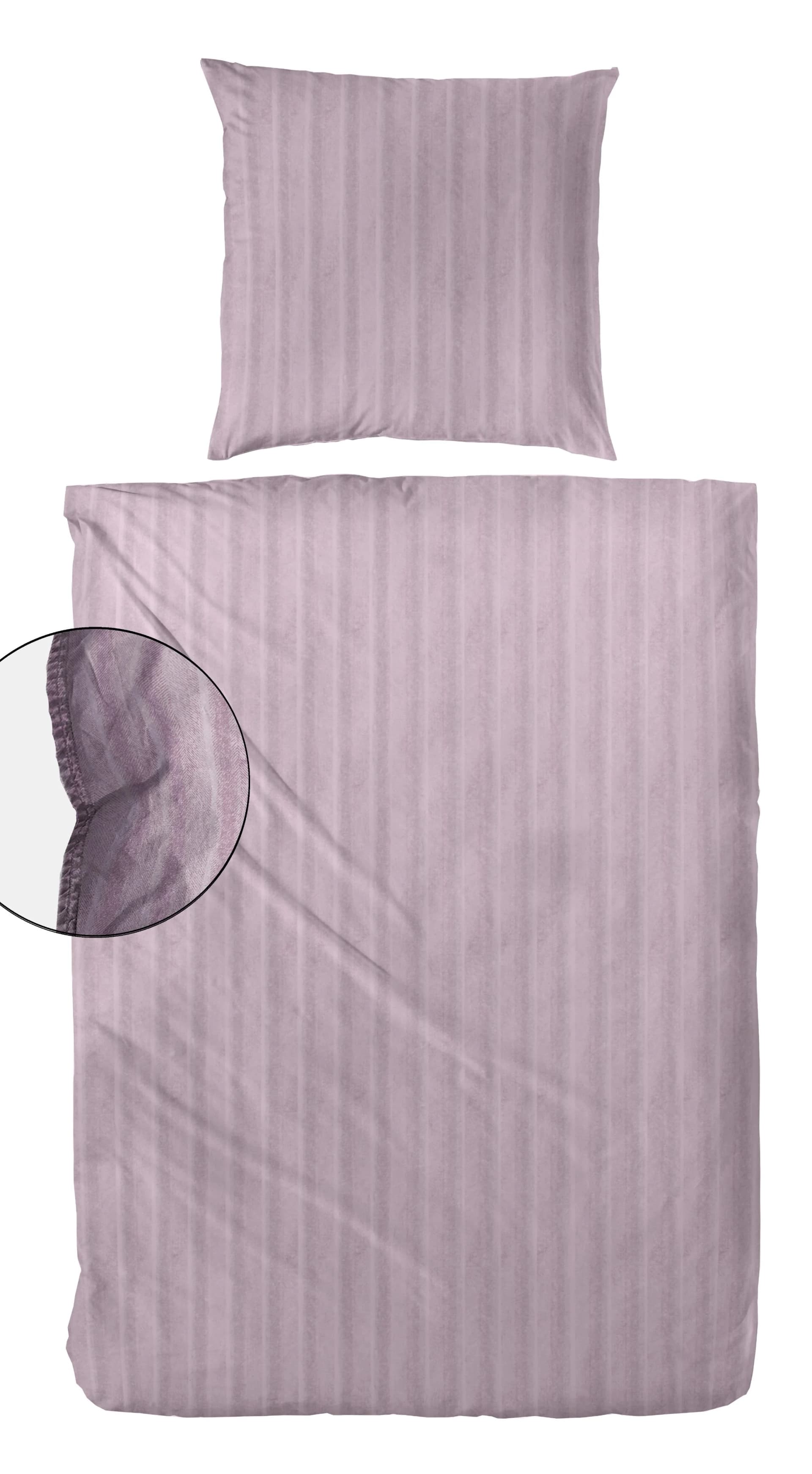 Primera Bettwäsche Stone-Washed Style Orchid Renforcé 100% Baumwolle