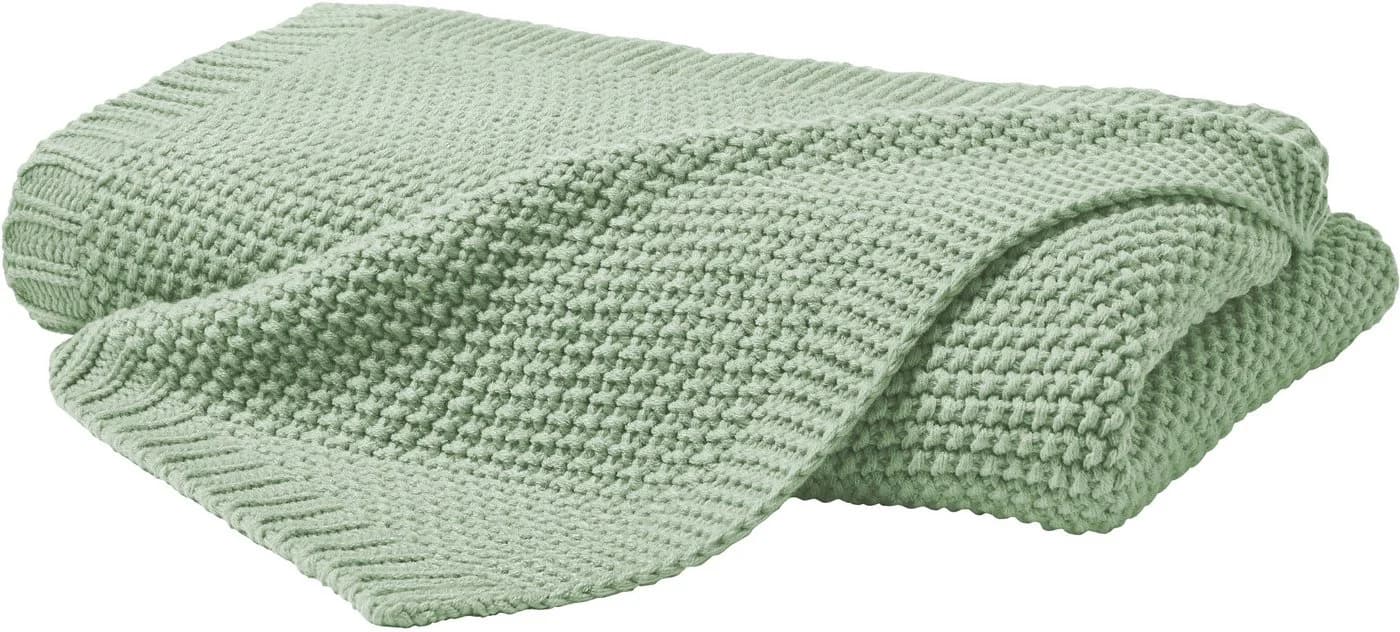 Primera Strickdecke Salbei 130x170 cm Polyacryl Kuscheldecke - Bild 2