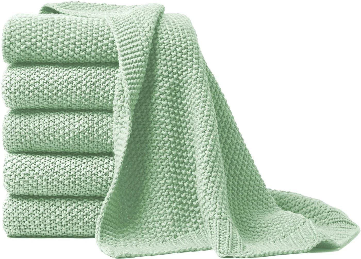 Primera Strickdecke Salbei 130x170 cm Polyacryl Kuscheldecke - Bild 3
