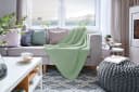 Primera Strickdecke Salbei 130x170 cm Polyacryl Kuscheldecke Bild 4