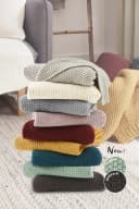 Primera Strickdecke Salbei 130x170 cm Polyacryl Kuscheldecke Bild 5