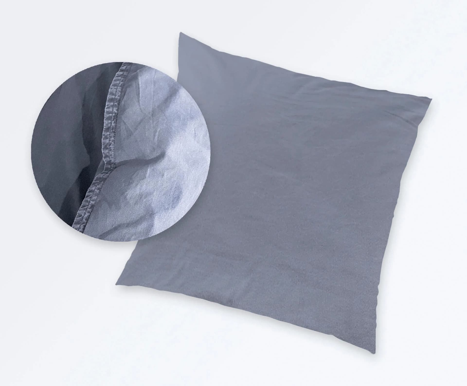 Primera Kissenbezüge Stone Washed Blau Denim 80x80cm Baumwolle