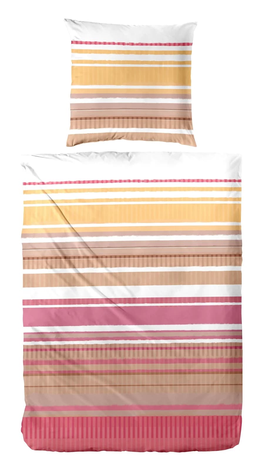 PRIMERA Perkal-Bettwäsche Summer Stripe Rot Gestreift - Bild 5