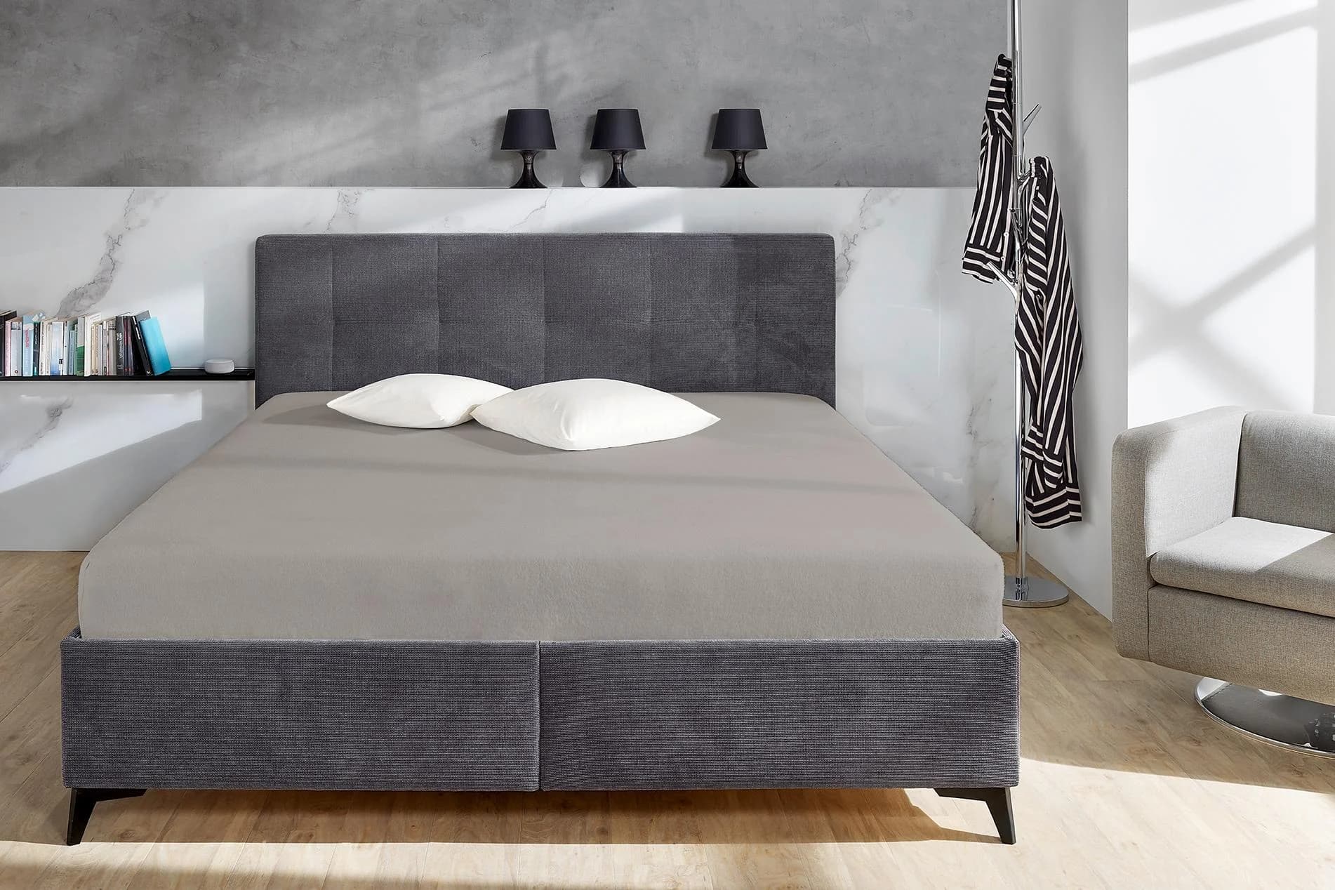 Primera Spannbettlaken Cozy Cotton Granit 100% Baumwolle