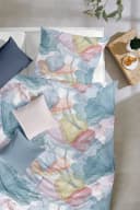 Luxuriöse Baumwoll-Bettwäsche mit Blumendesign Bild 3
