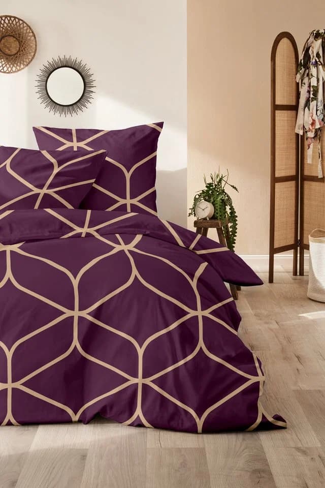 Primera Bettwäsche Edelflanell Novel Violett