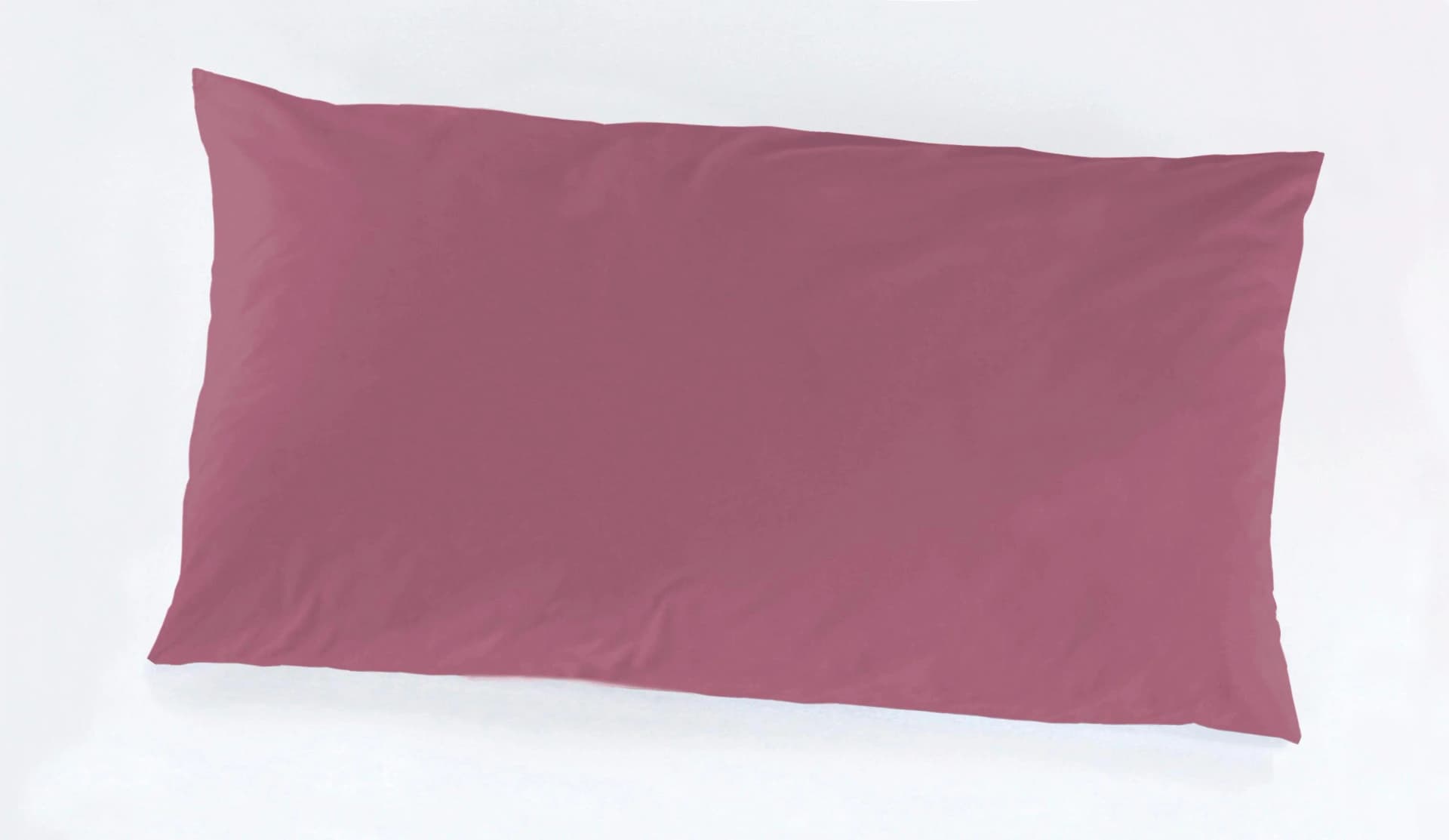 Primera Luxus-Satin Kissenbezug rosenholz 40x80 cm