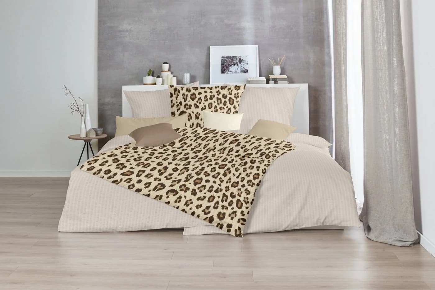 Primera Soft-Seersucker-Bettwäsche Serval Braun - Bild 3
