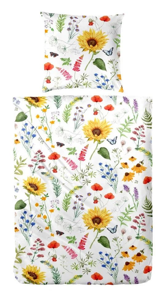 Primera Bettwäsche Flowerbee Soft-Seersucker 2 teilig