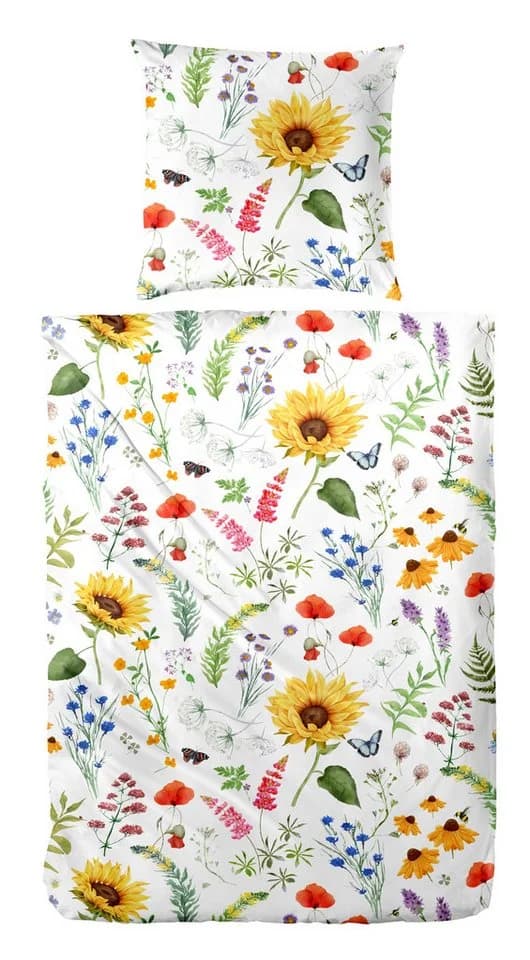 Primera Bettwäsche Flowerbee Soft-Seersucker 2 teilig - Bild 2