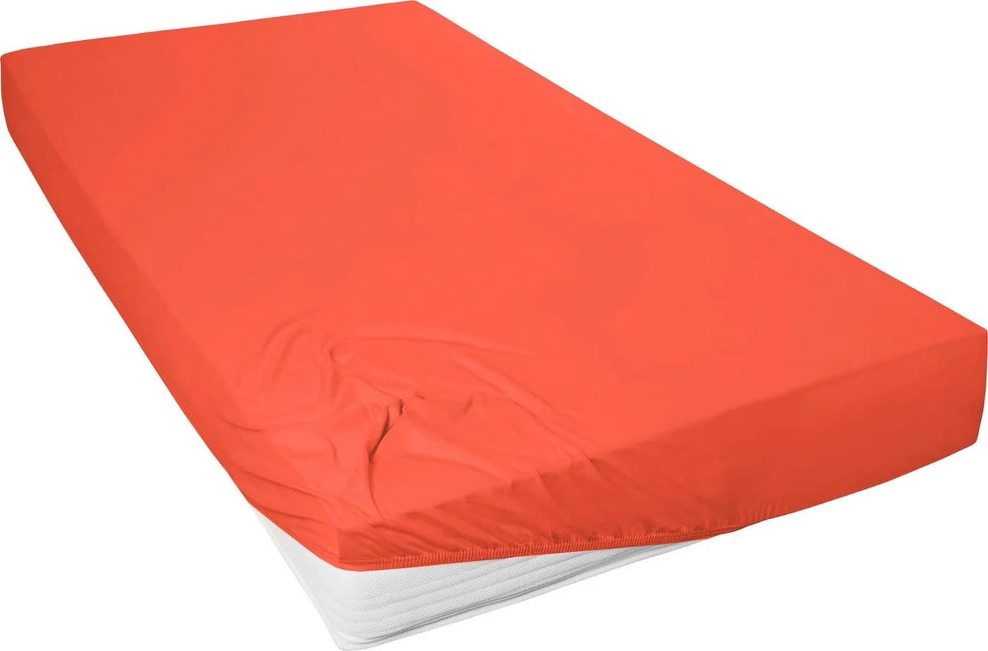 Primera Spannbettlaken Mako-Feinjersey Orange 100% Baumwolle - Bild 2