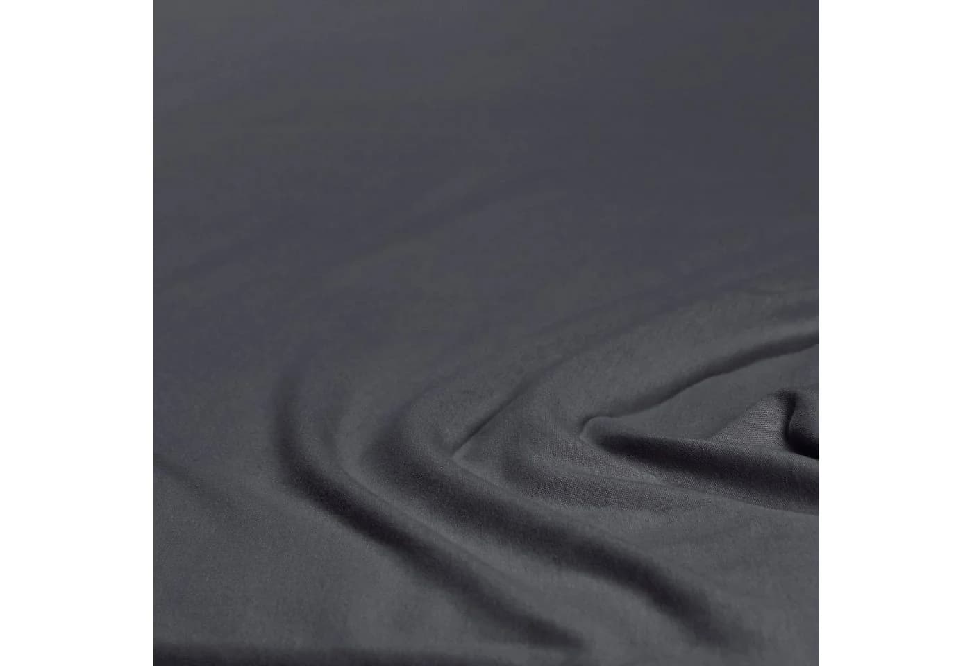 Primera Spannbettlaken Mako-Feinjersey Anthrazit 100% Baumwolle - Bild 5