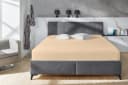 Primera Spannbettlaken Beige Jersey-Elasthan 180x200 cm Bild 1