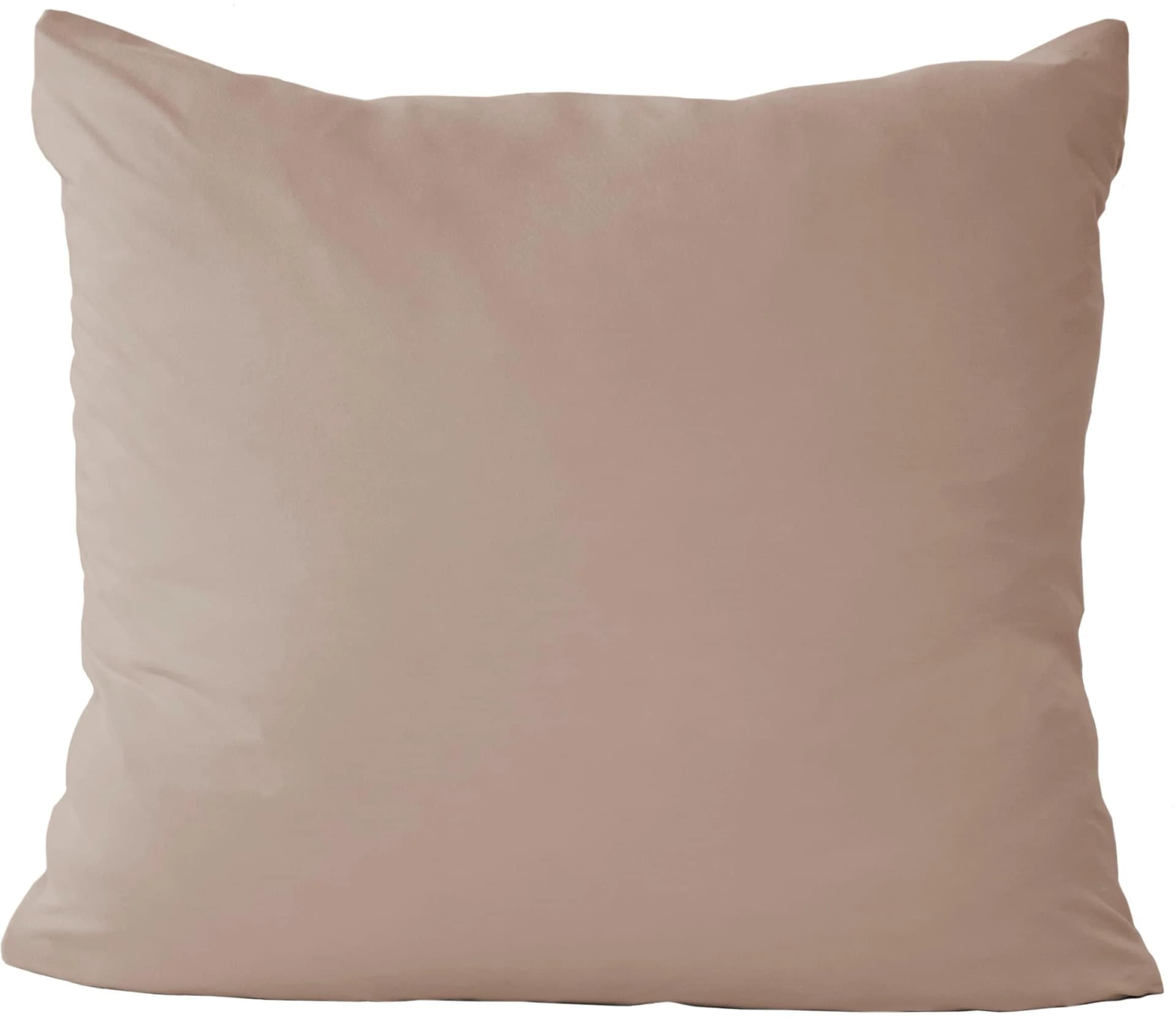 Primera Kissenbezug 80x80 cm Baumwolle Nougat Uni