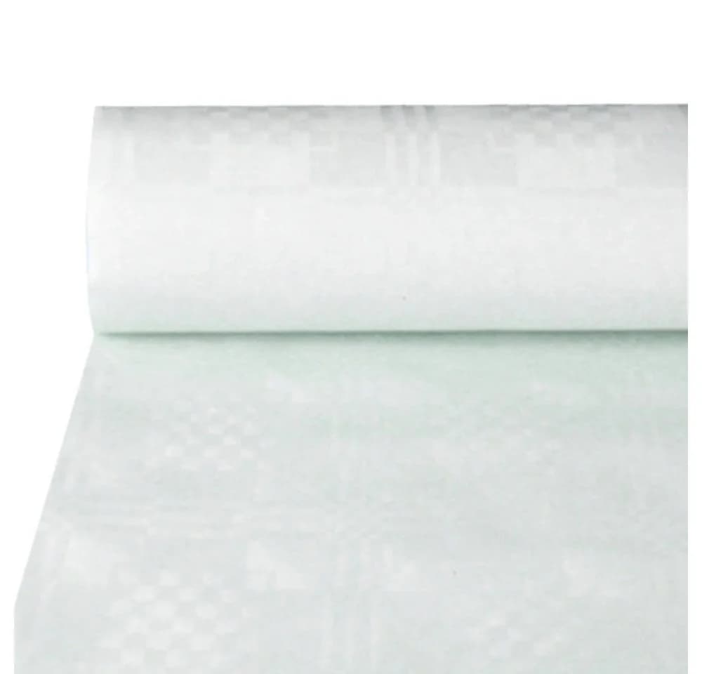 PAPSTAR Papiertischdecke mit Damastprägung 25m Rolle Weiss - Bild 2
