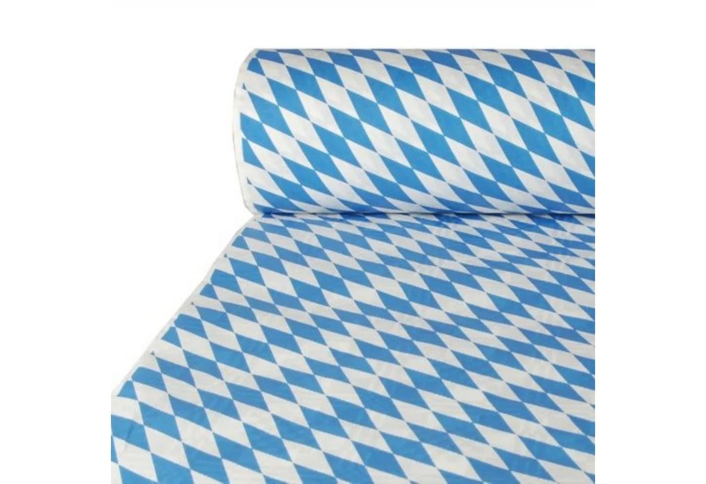 PAPSTAR Papiertischdecke Bayerisch Blau Weiss 10m Rolle