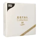 Servietten Royal Collection, Stoffoptik, Weiß, 40x40 cm Bild 3