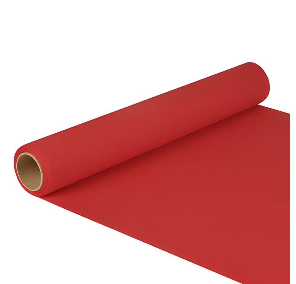 PAPSTAR Tischläufer Tissue ROYAL Collection Rot 5 m x 40 cm