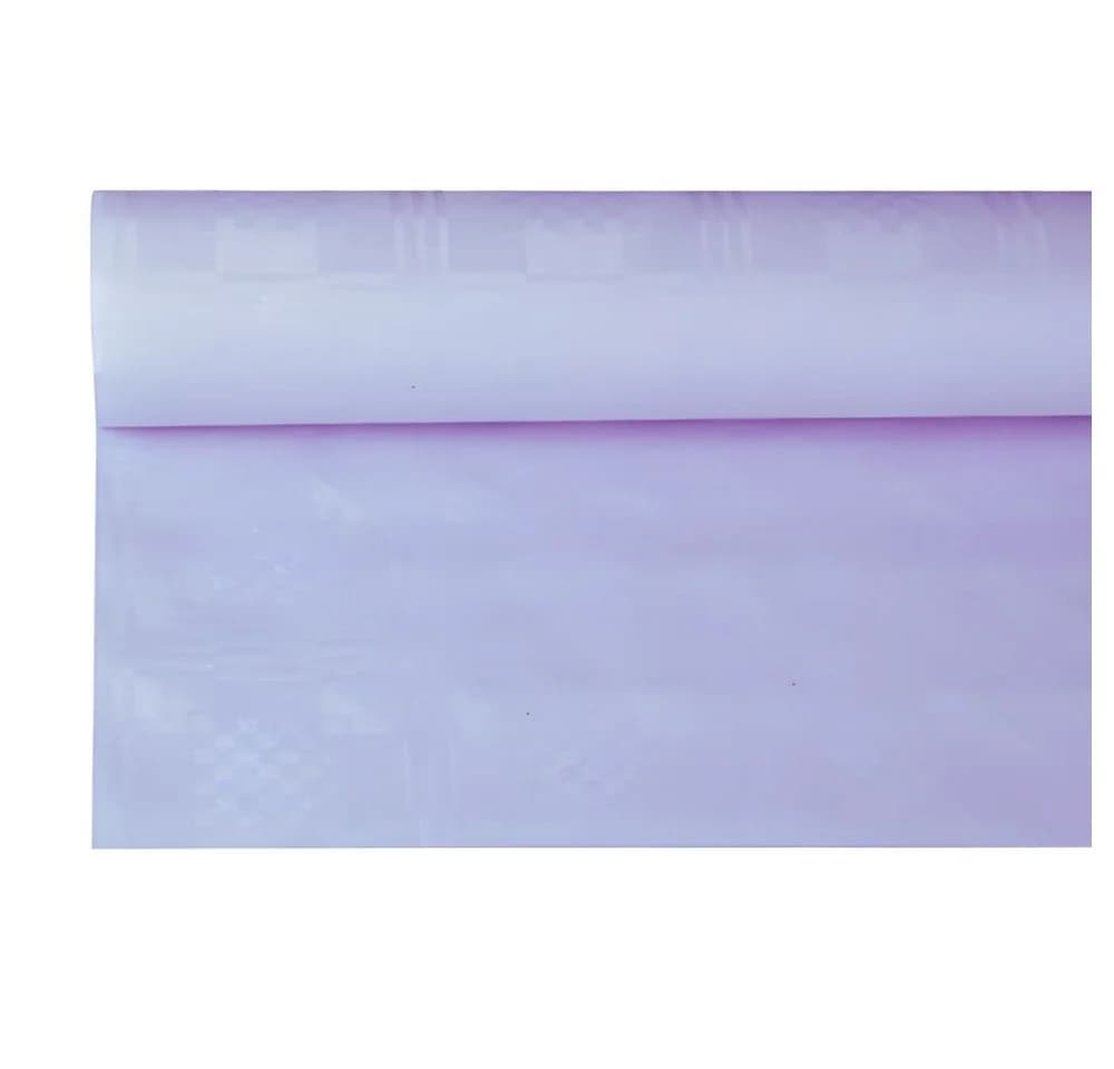 PAPSTAR GmbH Hängedekoration Tischdecke Papier Damastprägung Flieder