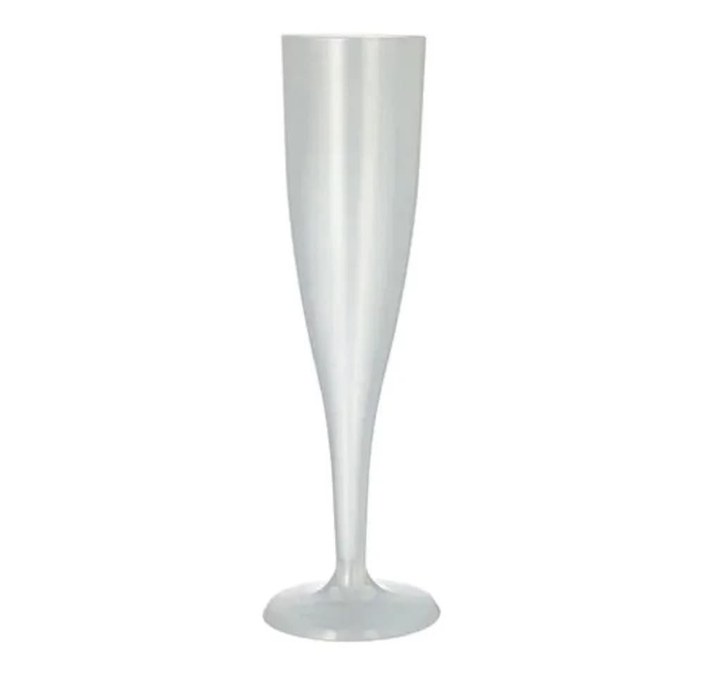 PAPSTAR Mehrweg-Sektglas 10er Set Transluzent Polypropylen