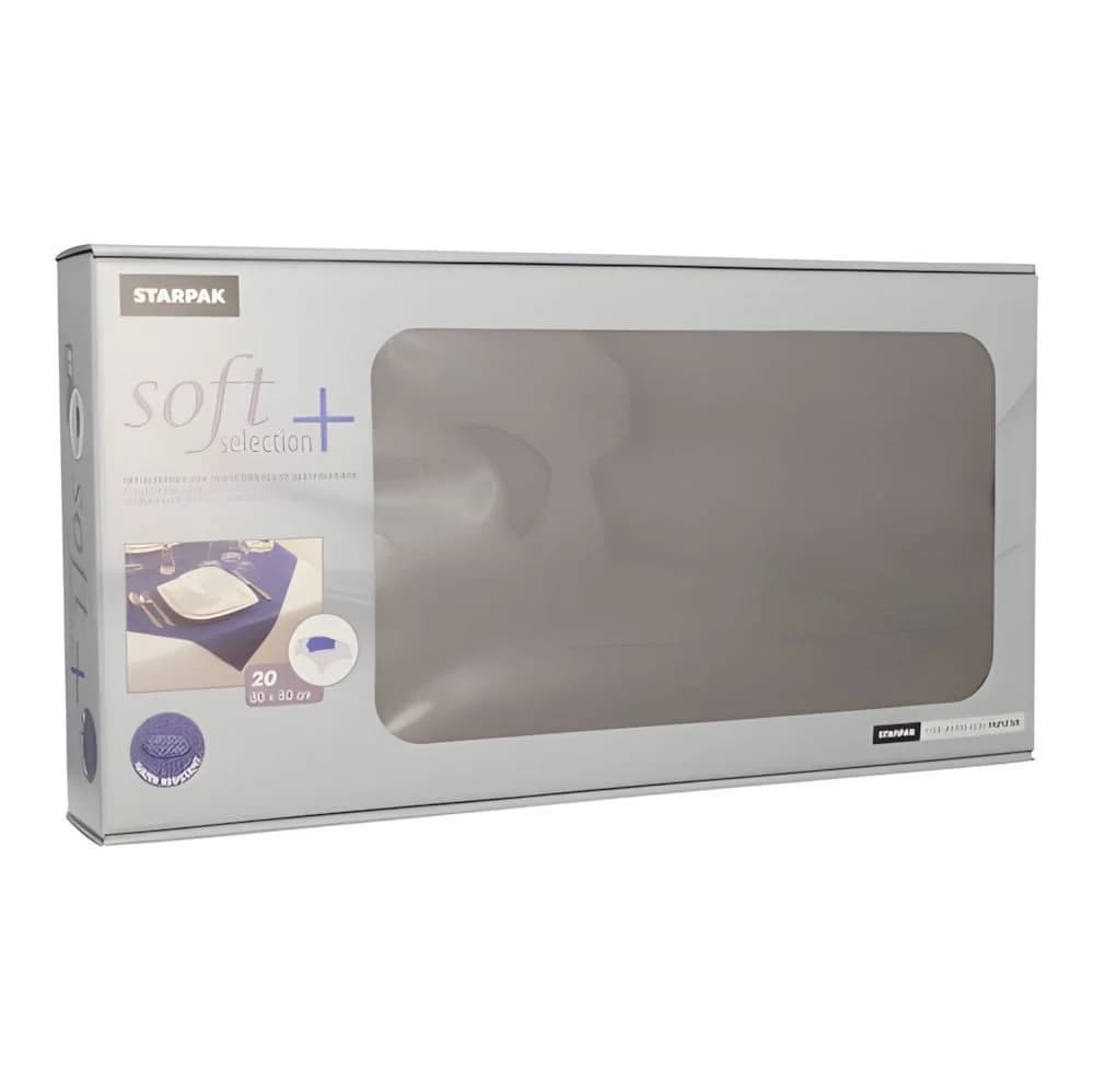 PAPSTAR Mitteldecke Grau 80x80 cm PP-Vlies - Bild 2