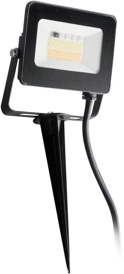 HEITRONIC LED Gartenstrahler Kingston Grau mit Fernbedienung