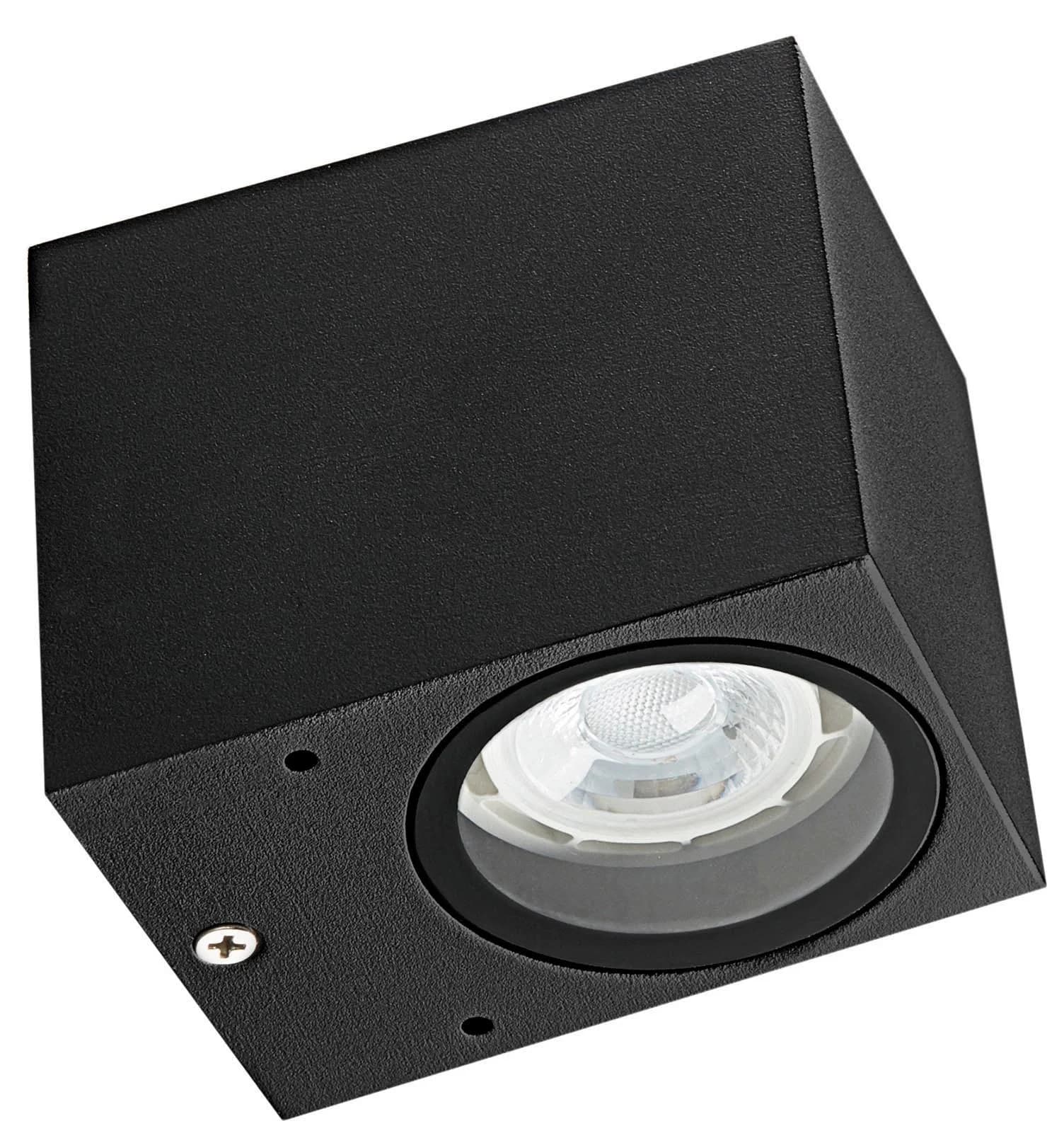 Außen-Wandleuchte HEITRONIC Abajo Anthrazit Aluminium IP44