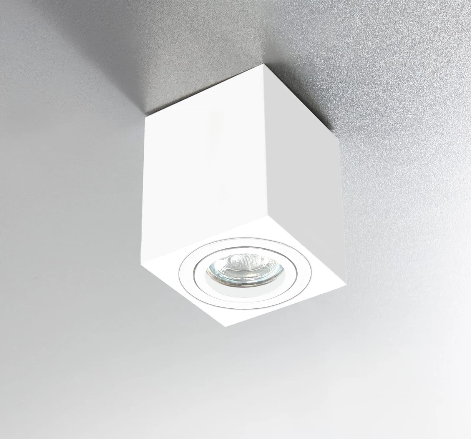 Heitronic Aufbaustrahler ADL8001 Weiß Aluminium