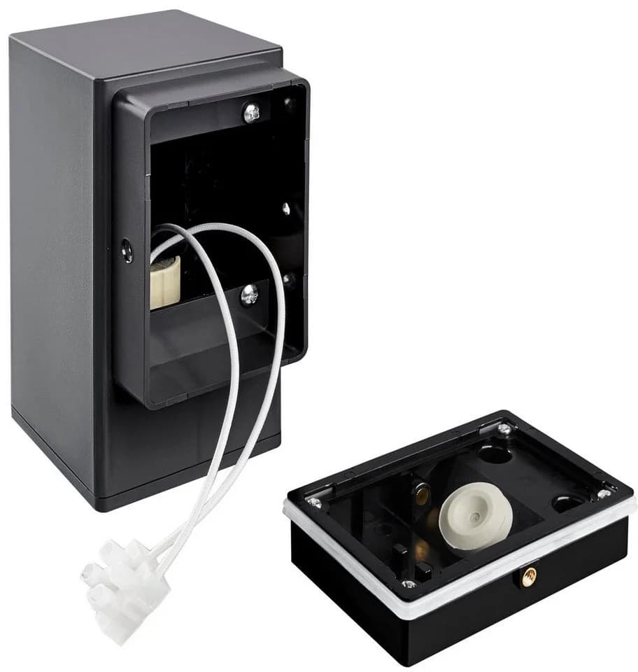 Außen-Wandleuchte HEITRONIC Galera Anthrazit Kunststoff - Bild 3
