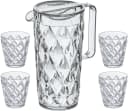 KOZIOL Kanne CRYSTAL 1,6l mit 4 Bechern Transparent Kunststoff Bild 3