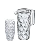 KOZIOL Kanne CRYSTAL 1,6l mit 4 Bechern Transparent Kunststoff Bild 4