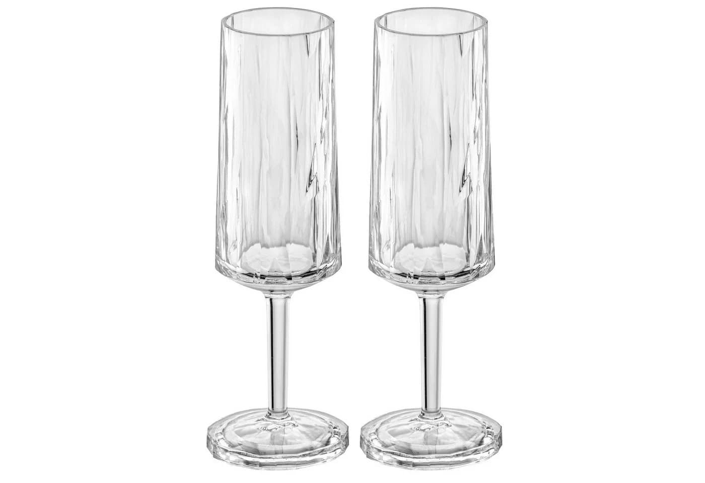 KOZIOL Champagnergläser CLUB No. 14 Superglas 2er Set Transparent - Bild 2