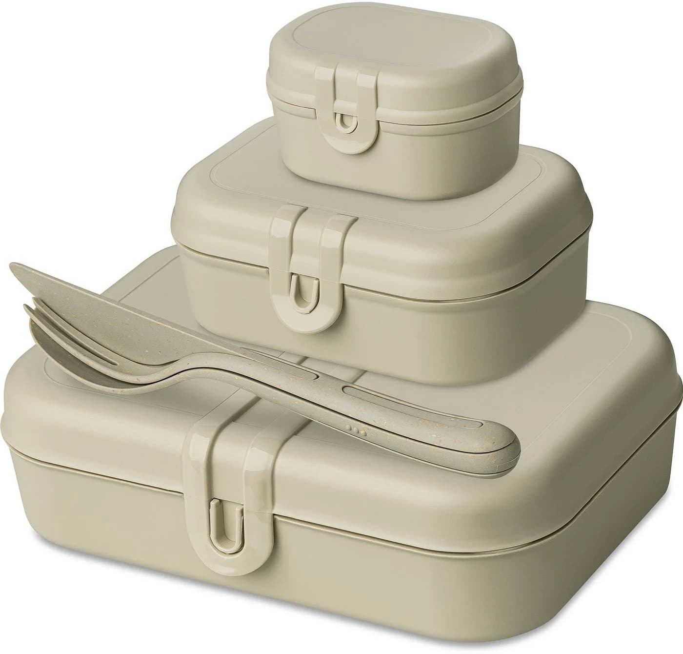 Koziol Lunchboxen 3er-Set mit Besteck PASCAL READY - Bild 2