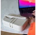 KOZIOL Lunchbox PASCAL L Beige mit Trennsteg Bild 5